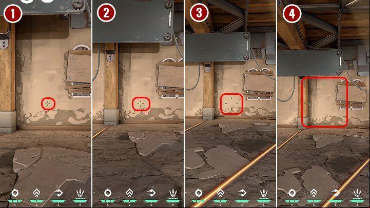 In the image above you can see a change in the crosshair depending on the movement status - Valorant: Best crosshair - Movement Error, Firing Error, options, tips - Basics - Valorant Guide
