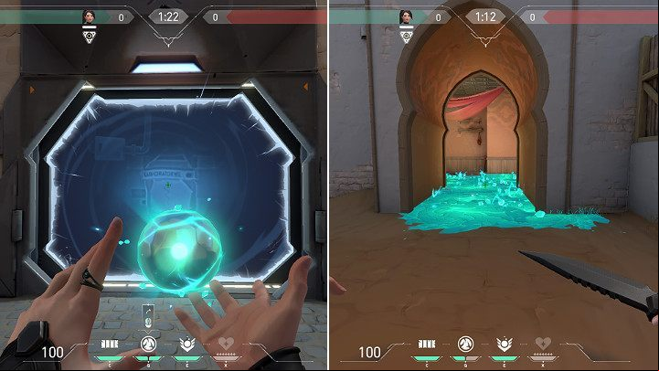 Sage stands at the portal leading to the short B and throws a Slow Orb that covers the entire age leading to the balcony with the window - Valorant: Portals - map, tips and tricks - Basics - Valorant Guide
