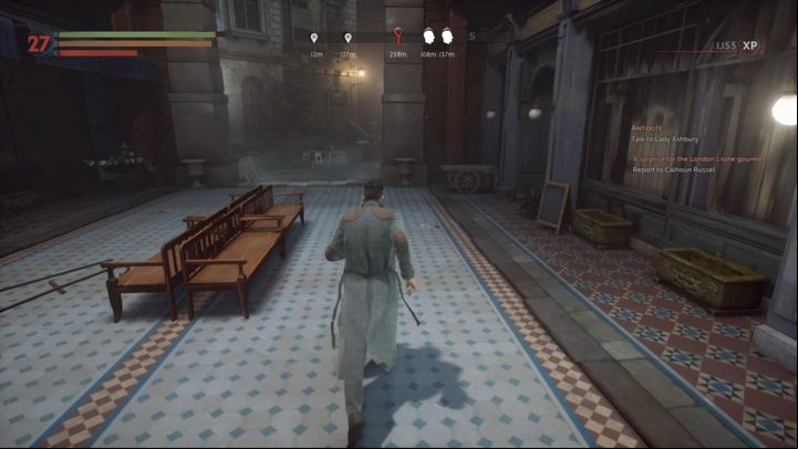 How to unlock: Talk to Calhoun Russel - Investigations in West End - West End - Vampyr Game Guide