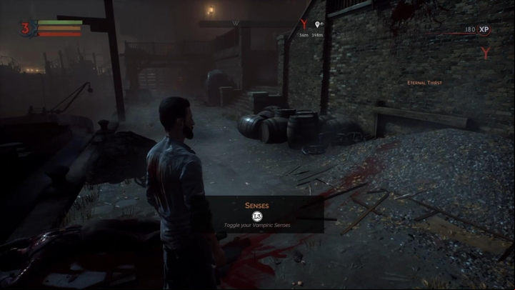 Eventually, you will go to the other side and get to the corpse - Eternal Thirst | Vampyr Walkthrough - Chapter 1: Quarantine - Vampyr Game Guide