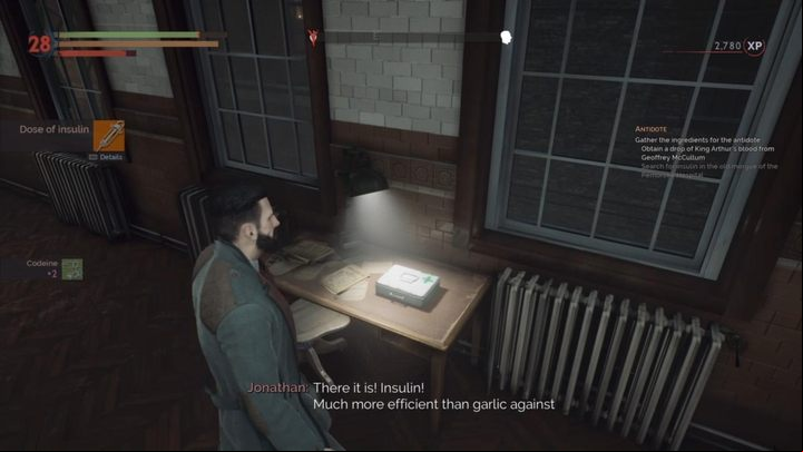 The next step is to get some insulin - Antidote | Vampyr walkthrough - Chapter 6 - Vampyr Game Guide
