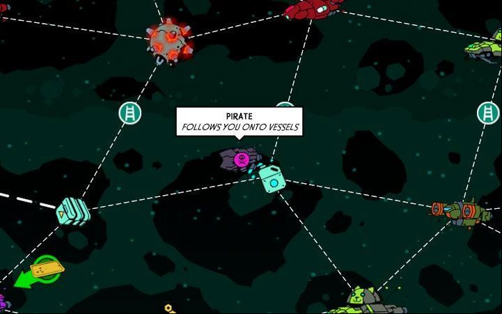 Pirates start appearing on the map after you make enough progress in the game - How to deal with pirates in Void Bastards? - FAQ - Void Bastards Guide and Tips