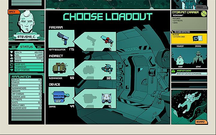 Your main goal should always be not to start the mission with a small amount of ammunition - How to get ammo in Void Bastards? - FAQ - Void Bastards Guide and Tips