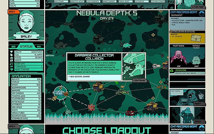 Since there is a high risk that the Garbage Collector may escape before you approach it, try to use the Warp Key - List of achievements in Void Bastards - Trophy guide - Void Bastards Guide and Tips
