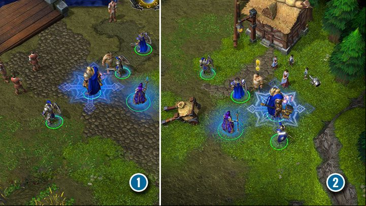 The bridge is destroyed, but there is an alternative route (bspan class=wcn1/span/b). Along the way, youll meet villagers who are running away from the bandits. As a gratitude for the provided protection, you will receive an item from one of the villagers (bspan class=wcn2/span/b). - Ravages of the Plague | Warcraft III Reforged walkthrough - Human Campaign - Warcraft III Reforged Guide
