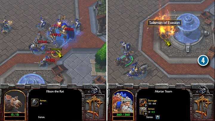 This is incredibly agile, but it stands no chance with a mortar. Once you defeat him, Arthas will be able to use the Talisman of Evasion. - The Culling | Warcraft III Reforged walkthrough - Human Campaign - Warcraft III Reforged Guide
