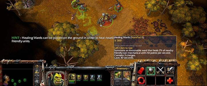 Healing signs will be the main source of healing for individual units in this mission. - Landfall | Warcraft III Reforged walkthrough - Orc Campaign - Warcraft III Reforged Guide