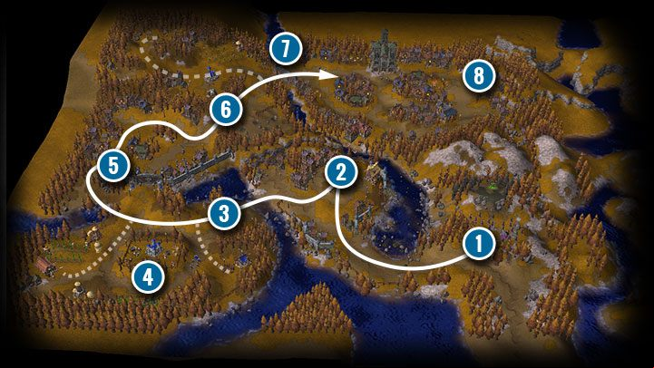 Prince Arthas was twisted by the ancient magic of The Lich King and becomes an antagonist of human forces - Trudging Through the Ashes | Warcraft III Reforged walkthrough - Undead Campaign - Warcraft III Reforged Guide