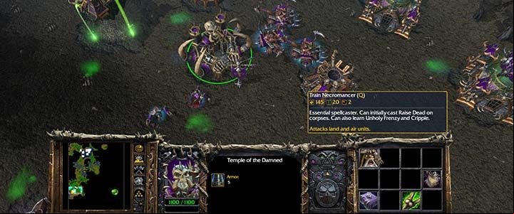 The Necromancer is your primary spell-casting unit. Summon Skeletons is an extremely useful skill that can strengthen your army in a short time. - Into the Realm Eternal | Warcraft III Reforged walkthrough - Undead Campaign - Warcraft III Reforged Guide