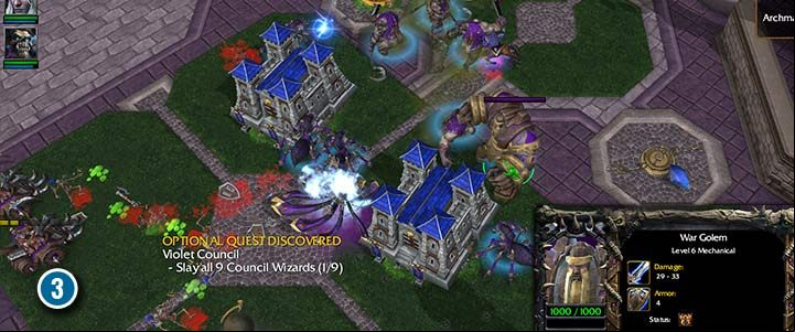 Inside the Dalaran, there are several bases of people where enemy units are being trained. - The Siege of Dalaran | Warcraft III Reforged walkthrough - Undead Campaign - Warcraft III Reforged Guide