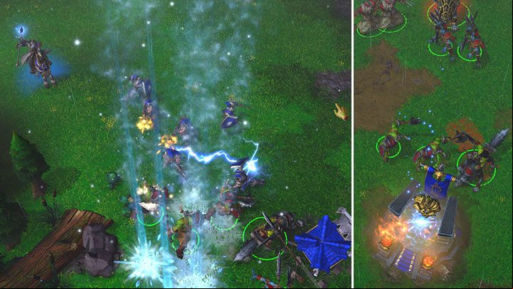 Beware of Archmage - hes a human hero who attacks at a distance and casts powerful area of effect spells. After killing him, destroy the Altar of Kings so that he does not return to the battlefield. - Riders of the Storm | Warcraft III Reforged walkthrough - Prologue - Warcraft III Reforged Guide