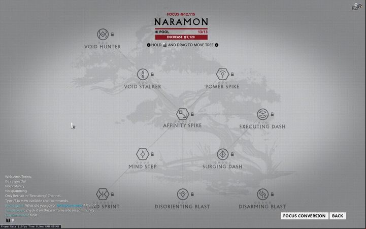 Thanks to this short chapter, you will learn about school Naramon - one of schools of Focus in Warframe - Naramon | System Focus 2.0 | Warframe - System Focus 2.0 - Warframe Game Guide