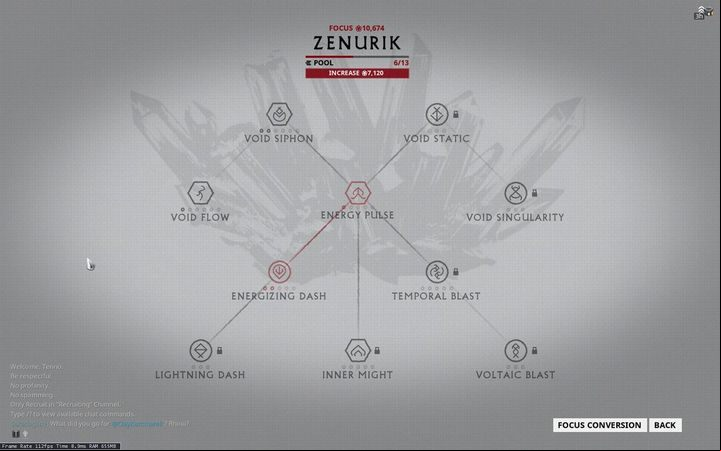 Thanks to this short chapter, you will learn about school Zenurik - one of schools of Focus in Warframe - Zenurik | System Focus 2.0 | Warframe - System Focus 2.0 - Warframe Game Guide
