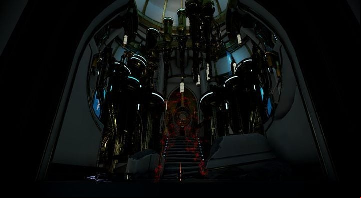 Youll encounter a huge organ and a door before the entrance to the Agility Test - Warframe - Lua - Orokin challenges and the music puzzle - Warfeame - Gameplay - Warframe Game Guide