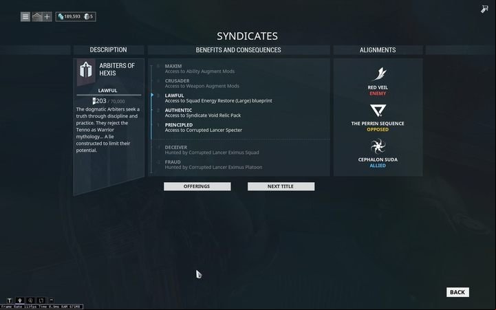 This chapter is dedicated to Arbiters of Hexis, one of the syndicates found in Warframe - Warframe - Arbiters of Hexis - Warframe - Syndicates - Warframe Game Guide