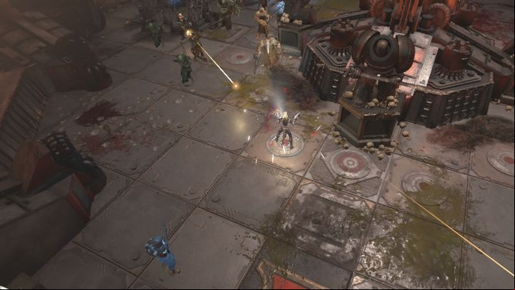 The unit keeps its distance from the Inquisitor. - Wild Tribes mission walkthrough in Warhammer Inquisitor - Martyr - Martyr - Warhammer Inquisitor - Martyr Game Guide