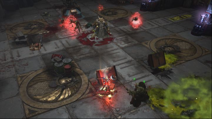 The Apostle of Nurgle is summoning a group of minions - be careful. - Forbidden Cult mission walkthrough in Warhammer Inquisitor - Martyr - Martyr - Warhammer Inquisitor - Martyr Game Guide