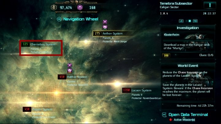 You can see a certain value and a color coding - it shows you how strong the enemy is compared to your Inquisitor - Sector Map in Warhammer Inquisitor - Martyr - Game Basics - Warhammer Inquisitor - Martyr Game Guide