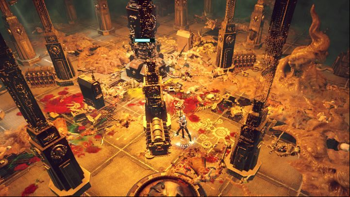 A room with one of the opening relay. - The Archeotech Vault mission walkthrough in Warhammer Inquisitor - Martyr - Hunt for Martyr - Warhammer Inquisitor - Martyr Game Guide