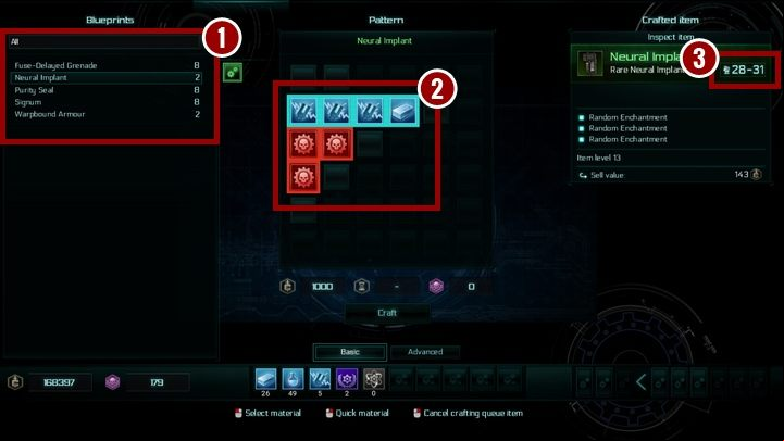 The process of collecting resources can be boring and time-consuming - Crafting in Warhammer Inquisitor - Martyr - Game Basics - Warhammer Inquisitor - Martyr Game Guide
