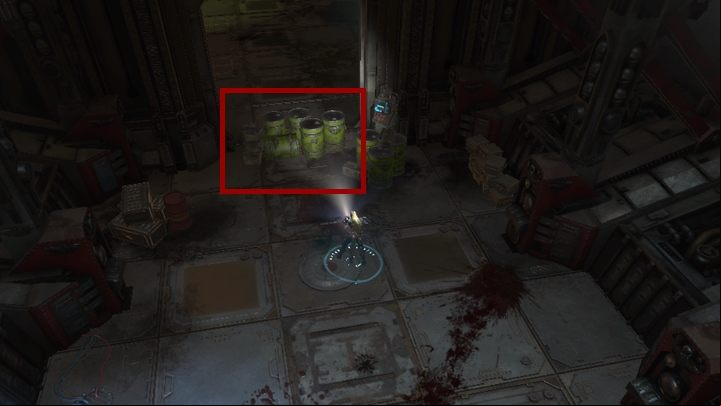 Destroying the barricade will grant you access to a chamber resembling a control room - The Survivor mission walkthrough in Warhammer Inquisitor - Martyr - Martyr - Warhammer Inquisitor - Martyr Game Guide