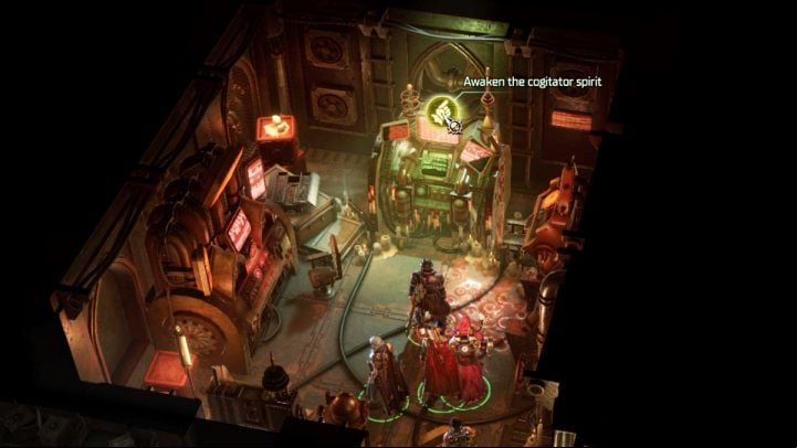 After interacting with the cogitator spirit, select the following options - Rogue Trader: How to solve Eurac V puzzle? - Puzzle Solutions - WH40K: Rogue Trader Guide