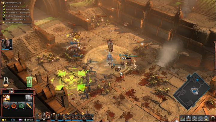 Plant the Standard ability will unlock at the end of the mission. - Mission 1 - The Defense of Varlock Keep - Campaign Walkthrough - Warhammer 40,000: Dawn of War III Game Guide