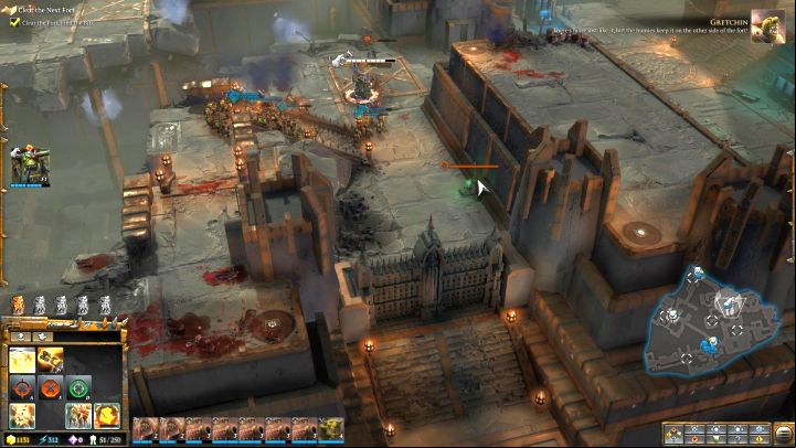 Dont forget to destroy a small control near the southern gate! - Mission 2 - Destined for Greater Fings - Campaign Walkthrough - Warhammer 40,000: Dawn of War III Game Guide