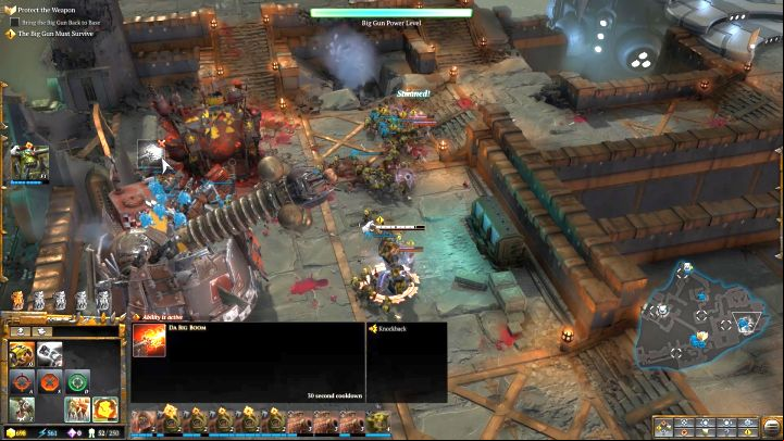 The cannon will misfire several times. - Mission 2 - Destined for Greater Fings - Campaign Walkthrough - Warhammer 40,000: Dawn of War III Game Guide