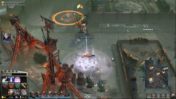 The first Waaagh! Tower. - Mission 3 Beware False Profits! - Warhammer Dawn of War 3 Walkthrough - Campaign Walkthrough - Warhammer 40,000: Dawn of War III Game Guide