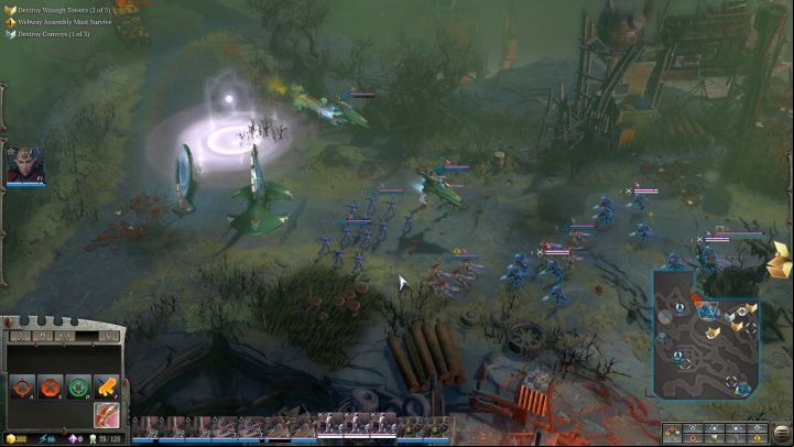 The second convoy will be headed east. - Mission 3 Beware False Profits! - Warhammer Dawn of War 3 Walkthrough - Campaign Walkthrough - Warhammer 40,000: Dawn of War III Game Guide