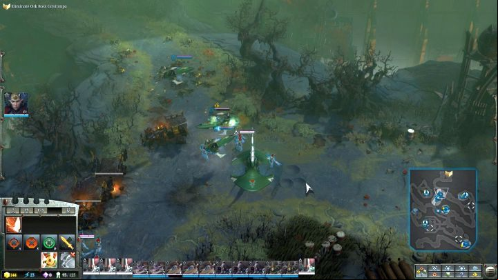 Be sure to reinforce your troops prior to the start of the battle! - Mission 3 Beware False Profits! - Warhammer Dawn of War 3 Walkthrough - Campaign Walkthrough - Warhammer 40,000: Dawn of War III Game Guide