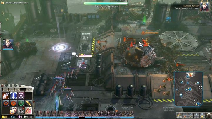 Your target is the Orkish leader, Gitstompa. - Mission 3 Beware False Profits! - Warhammer Dawn of War 3 Walkthrough - Campaign Walkthrough - Warhammer 40,000: Dawn of War III Game Guide