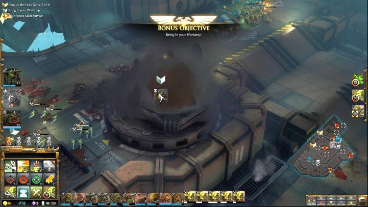 An option to create an Ork base. - Mission 7 - The Dark Arrival - Warhammer Dawn of War 3 Walkthrough - Campaign Walkthrough - Warhammer 40,000: Dawn of War III Game Guide