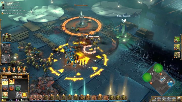 The first stage of the side mission. - Mission 10 - Cunning and Wiles - Dawn of War 3 Walkthrough - Campaign Walkthrough - Warhammer 40,000: Dawn of War III Game Guide
