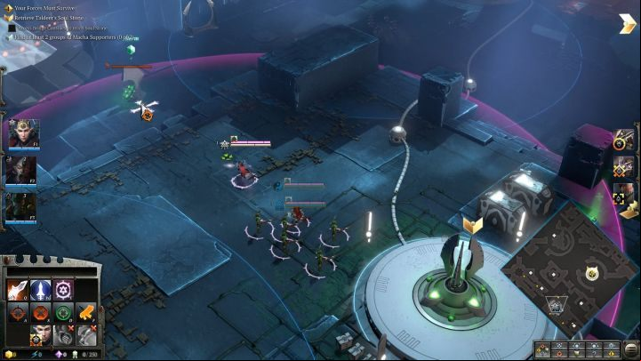 Third terminal. - Mission 11 - The Bloody Gambit - Dawn of War 3 Walkthrough - Campaign Walkthrough - Warhammer 40,000: Dawn of War III Game Guide