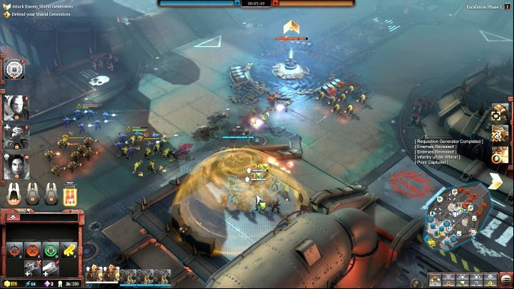 Units with heavy cover are resistant to most enemy attacks. - Cover system and hiding units - Gameplay - Warhammer 40,000: Dawn of War III Game Guide