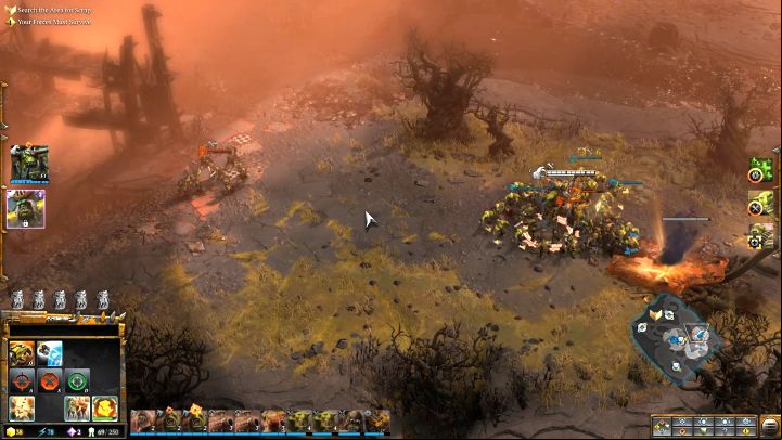 The first medium pile of Scrap. - Mission 5 The Social Climber - Warhammer Dawn of War 3 Walkthrough - Campaign Walkthrough - Warhammer 40,000: Dawn of War III Game Guide