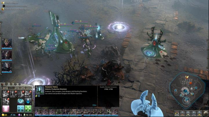 The ability to relocate buildings is a mechanic available only to the Eldar. - Mission 6 A Dangerous Proposal - Warhammer Dawn of War 3 Walkthrough - Campaign Walkthrough - Warhammer 40,000: Dawn of War III Game Guide