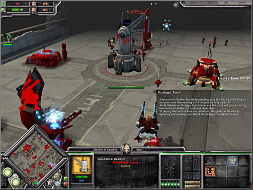 Destroying guidance beacons is necessary to cut off the enemy's reinforcements: When the reinforcements arrive, it is almost impossible to stop them. - K2 - Nan Yanoi - KAURAVA II - Warhammer 40.000: Dawn of War - Soulstorm - Game Guide and Walkthrough