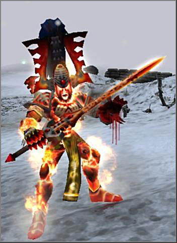 Avatar looks like fire golem. - Eldars - Races/Units - Warhammer 40.000: Dawn of War - Soulstorm - Game Guide and Walkthrough