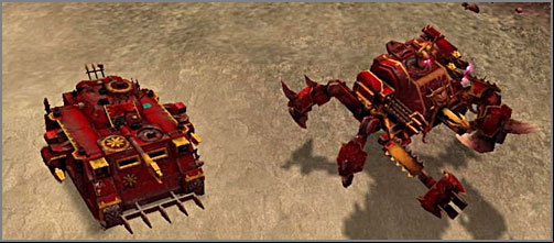 The Defiler can actually smash a Predator. - Chaos - Races/Units - Warhammer 40.000: Dawn of War - Soulstorm - Game Guide and Walkthrough