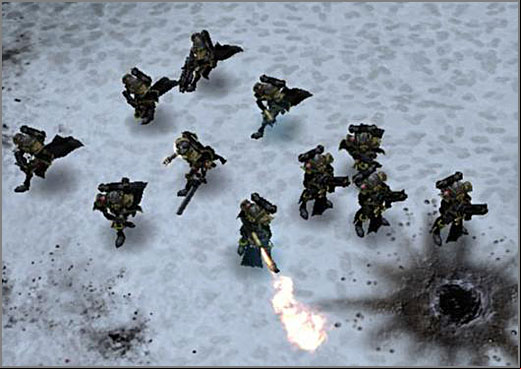 It is good to use squads like this to heroes in massive attacks and - if necessary - for base defense. - Sisters of Battle - Races/Units - Warhammer 40.000: Dawn of War - Soulstorm - Game Guide and Walkthrough