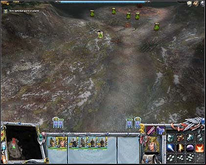 First barricade with obelisk - Mission 4: Chaos' temple - Imperial campaign: Act III - Warhammer: Mark of Chaos - Game Guide and Walkthrough