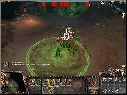First stone we have to destroy - Mission 2: Rats need help - Chaos' campaign: Act II - Warhammer: Mark of Chaos - Game Guide and Walkthrough
