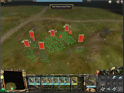 Deployment of our troops - Mission 4: Searching for an Elven mage - Chaos' campaign: Act II - Warhammer: Mark of Chaos - Game Guide and Walkthrough