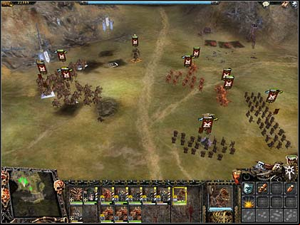 Elven camp was here... - Mission 2: Enemy's camps - Chaos' campaign: Act IV - Warhammer: Mark of Chaos - Game Guide and Walkthrough