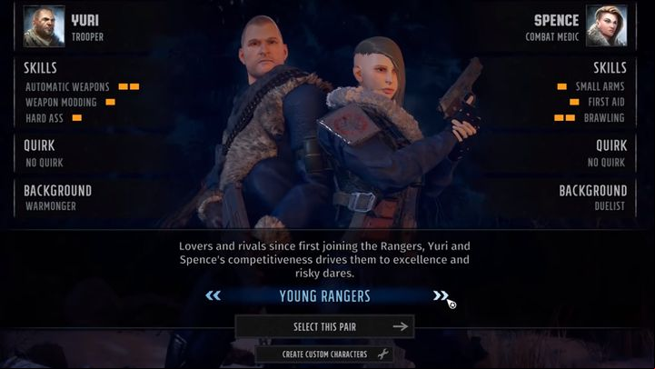 Wasteland 3 also allows you to create your own duo of characters - Wasteland 3: Character creation guide - appearance, story background - Basics - Wasteland 3 Guide, Walkthrough