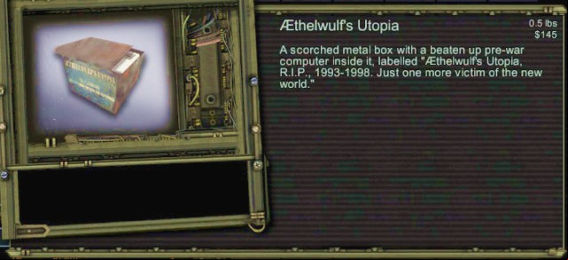 An example of a unique item - Unique Items | Griffith - quests - Griffith - quests - Wasteland 2 Game Guide & Walkthrough