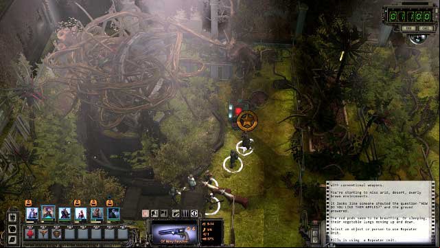 Open the inventory and place the Repeater Unit in the quick bar - Main quest - Mount the Repeater Unit / deactivate the irrigation system | Ag center - quests - Ag center - quests - Wasteland 2 Game Guide & Walkthrough